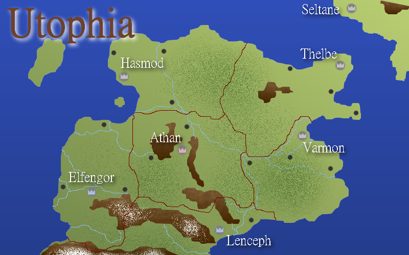 Ancienne carte d'Utophia